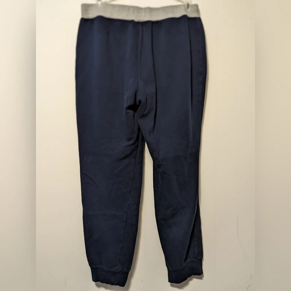 Men Adidas Sweatpants Blue and Gray Waist Size XL